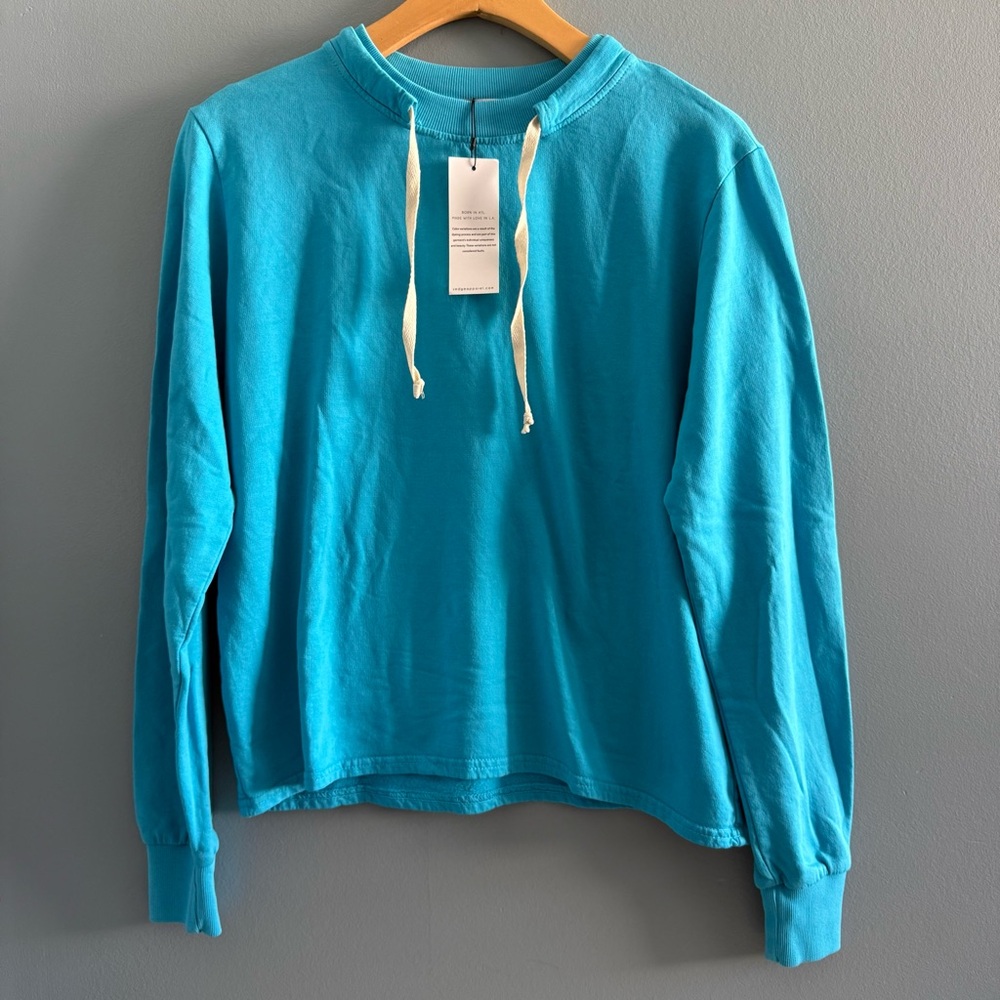S’edge Apparel Blue Organic Cotton Sweatshirt